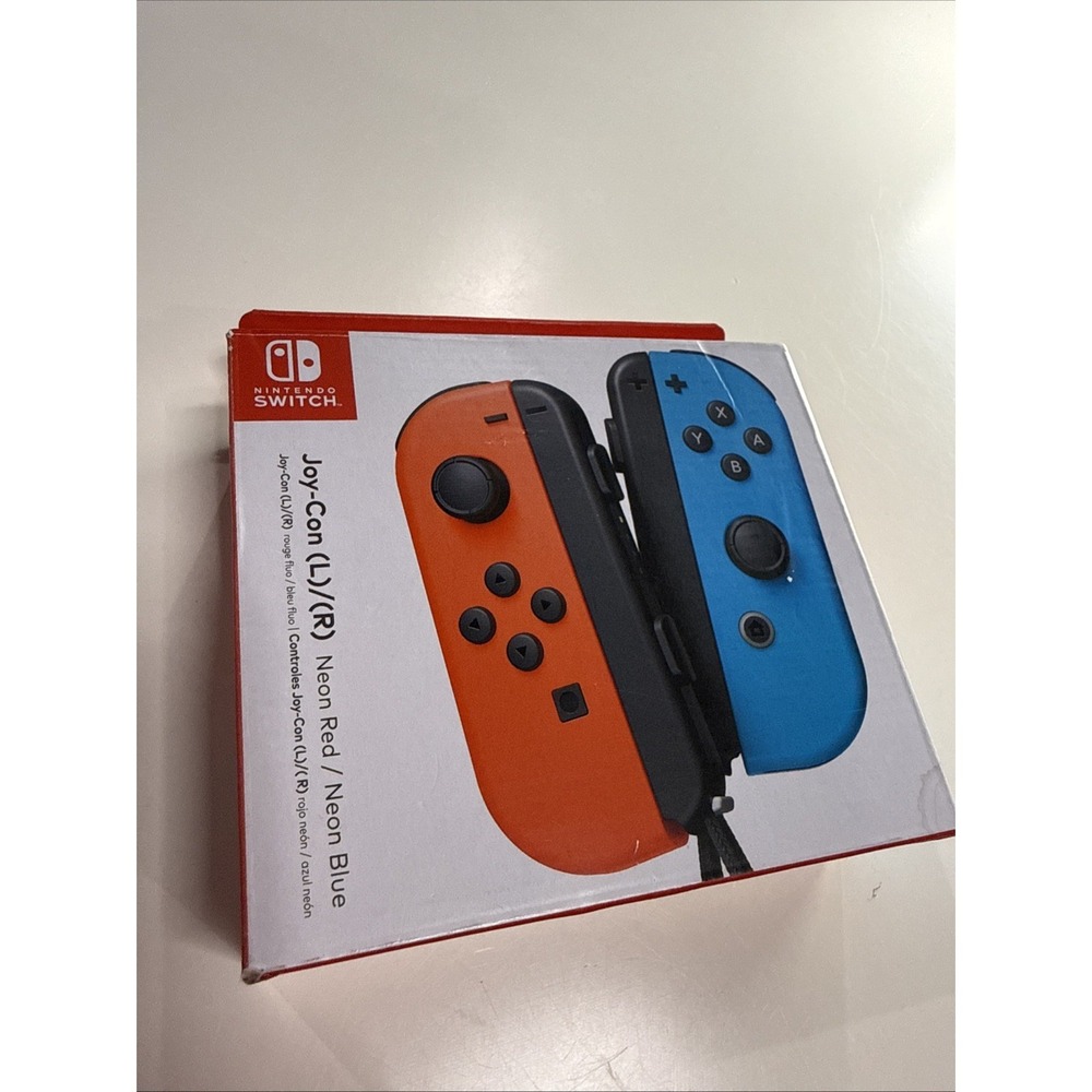 Nintendo Switch Joy-Con Pair OEM NM Red Blue In Box Tested Working Genuine